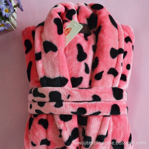 SGS Coral Fleece Women's Bathrobe (WJ-B950)